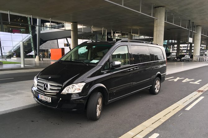 TRANSFER, STANDARD, 1-7 PAX: Bergen airport transfer - From Flesland to Hotels, Ports, and Private Addresses