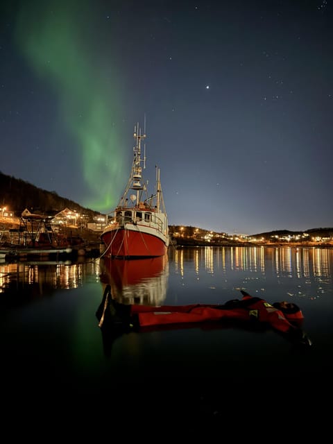 Tromsø: Arctic Fjord Floating in Survival Suit - The 15-minute water transport segment