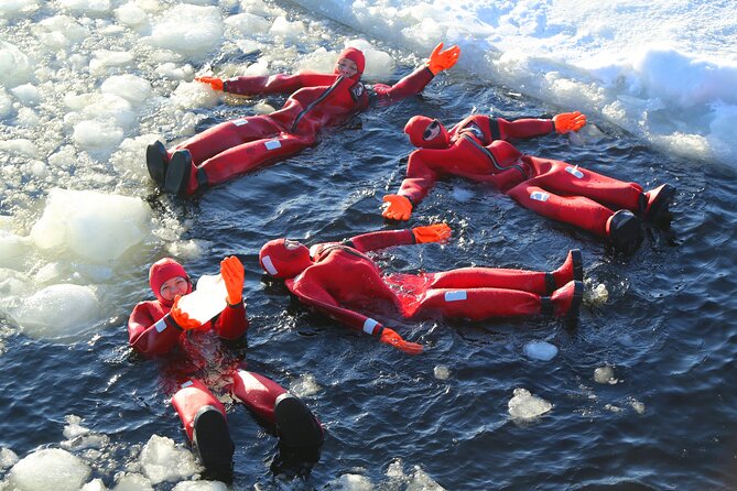 Tromso Arctic Fjord Floating - Meeting at the Magic Ice Bar and heading to Eidkjosen