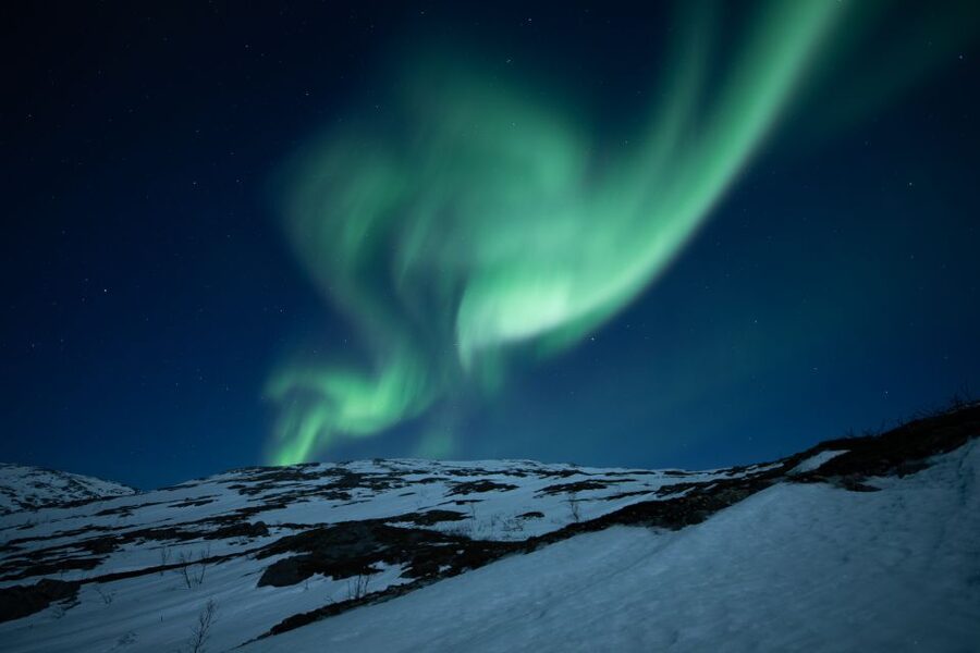 Tromsø: Aurora Borealis, Campfire, Hot Meal, Arctic Tour - Searching for a break in the clouds