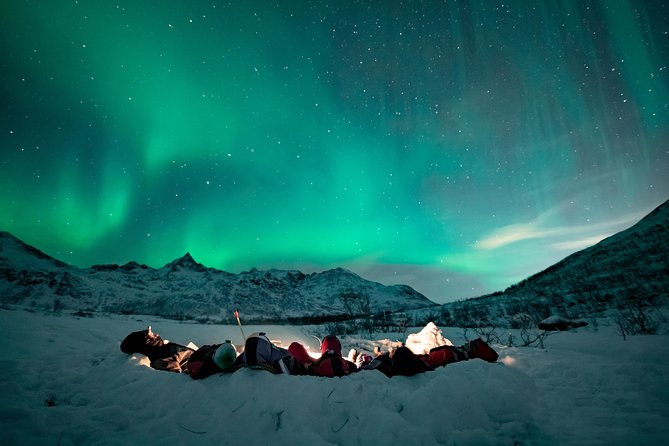 Tromso Aurora Hunt with Bonfire, Soup, Winter Gear & Transfers - Following the clouds instead of a fixed route