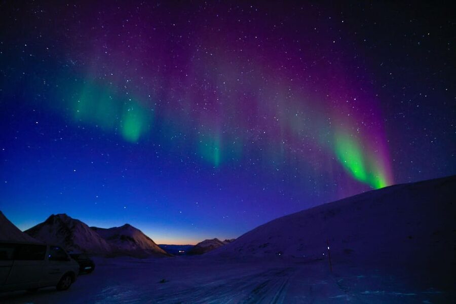 Tromsø Chinese Aurora Tour - The ride home and central Tromsø drop-off
