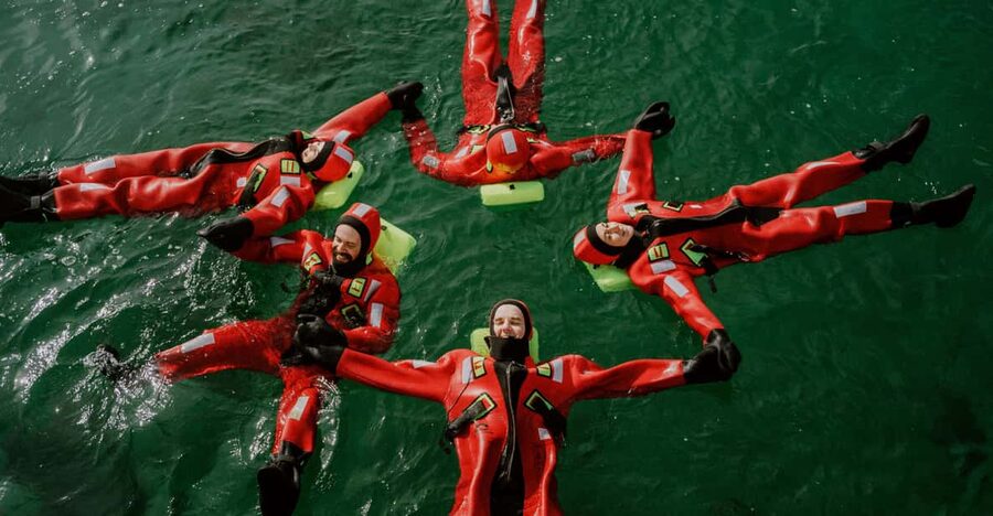 Tromsø city center Urban Floating experience - The 15-minute safety briefing
