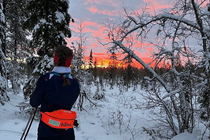 Tromsø Cross-Country Ski Adventure - Taking the warm-drink break