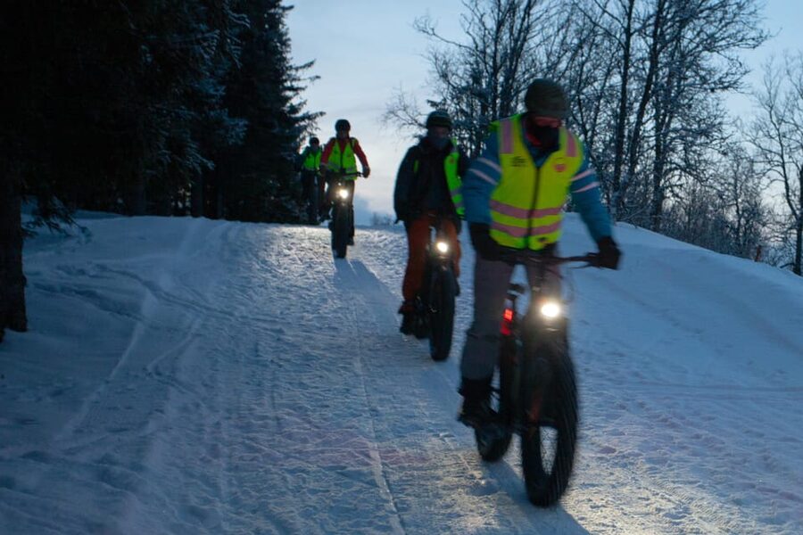 Tromsø: Electric fatbike trip on winter paths - Why the fatbike setup matters in winter