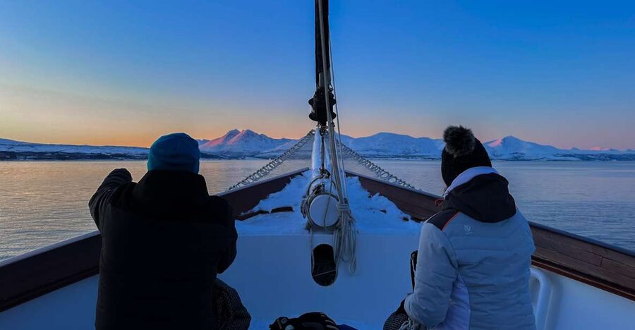 Tromsø: Luxury Polar Fjord Cruise w/ Hot Tub & Polar Plunge - Meeting Stella Oceana at the Tromsø Marina