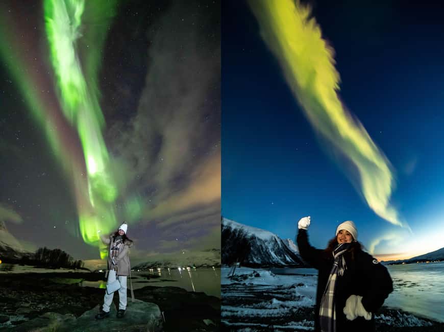 Tromsø: Northern Lights Chase with Free Photos - Seeing the Northern Lights in real time