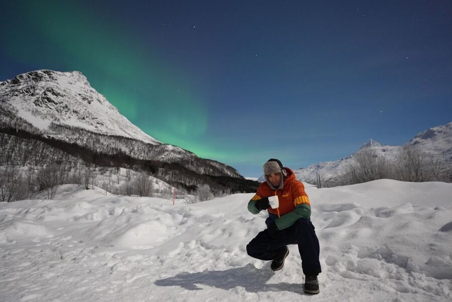 Tromsø: Northern Lights Minibus Small Private Tour Group - Stop 3: The first dark-sky photo stop