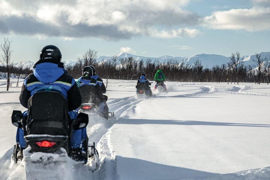 Tromsø: Scenic Arctic snowmobile safari in the Lyngen Alps - Leaving Tromsø at 8:45 in the morning