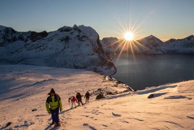 Tromso Snowshoeing – Valley, Fjord Views, Wildlife, Meal & Pickup