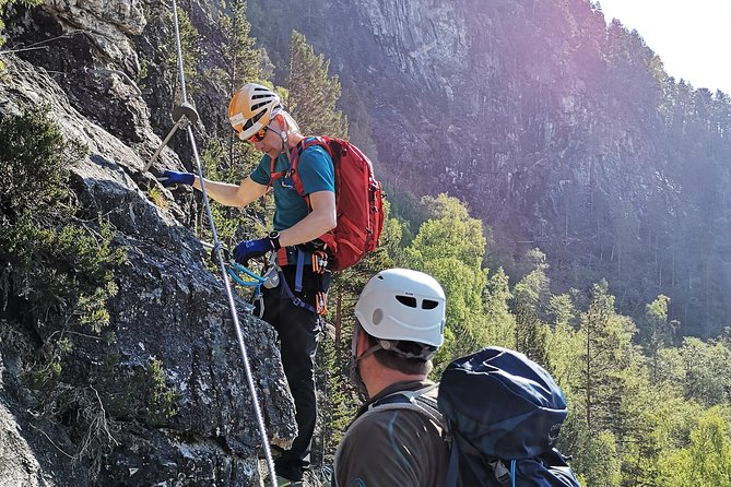 Via Ferrata Åndalsnes Intro Wall - Learning About Local Nature Along the Way