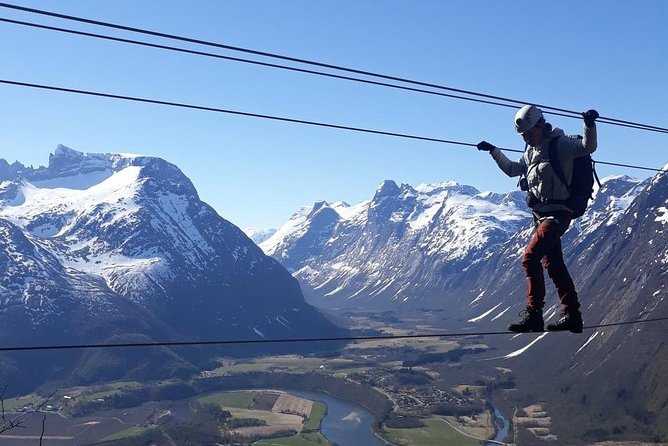 Via Ferrata Åndalsnes West Wall - Your Guide and the Safety Setup