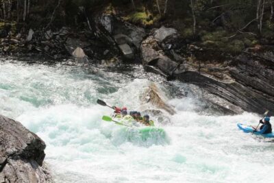 Thrilling Whitewater Rafting Guided Trip